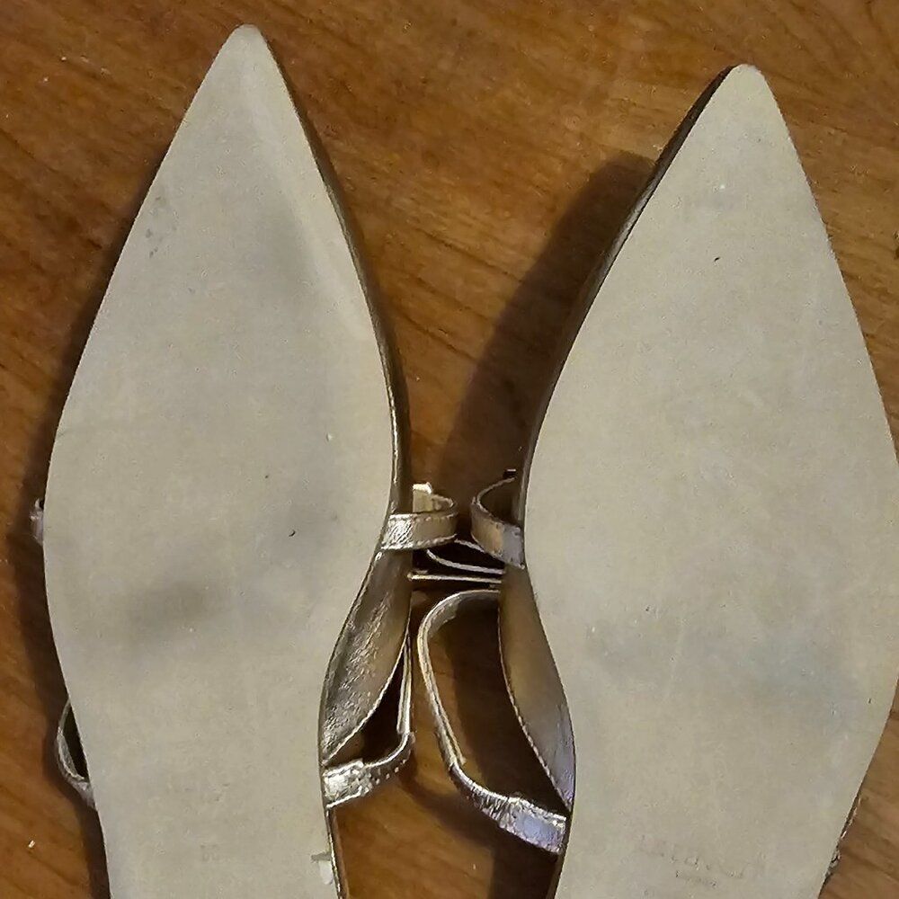 LK Bennett Ariella Flat Mule Rose Gold EU Size 38 (US 7.5) - Picture 9 of 10